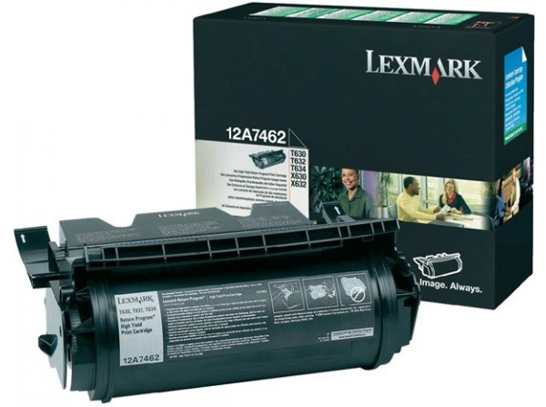 Lexmark T630 Orjinal Toner (T632-T634-X632)(12A7612)(12A7462)(21.000 Sayfa)